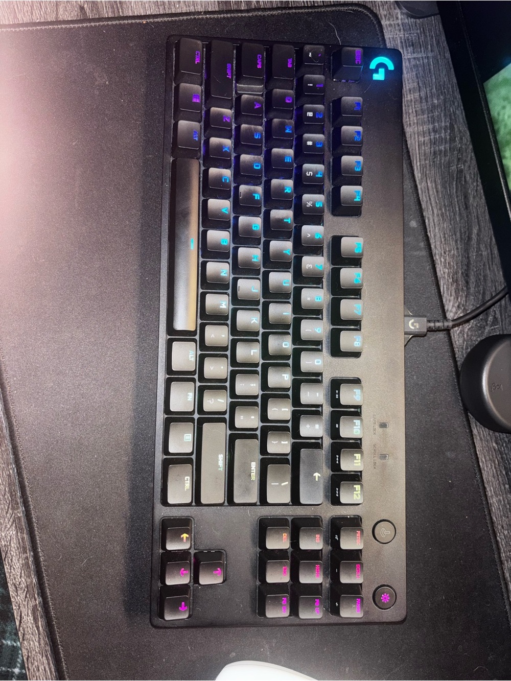 Logitech G Pro Tenkeyless Mechanical Keyboard - Black